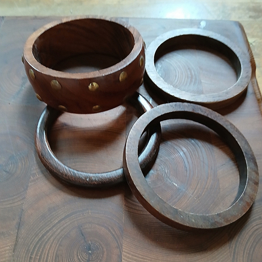 Vintage Wood Bracelets